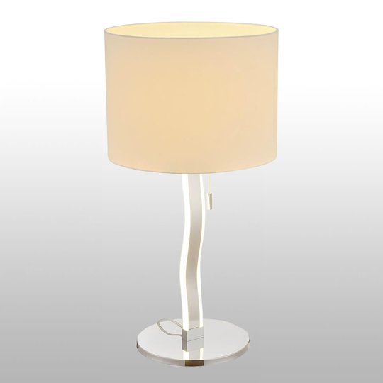 Maren - textilbordslampa med lysdiod i foten