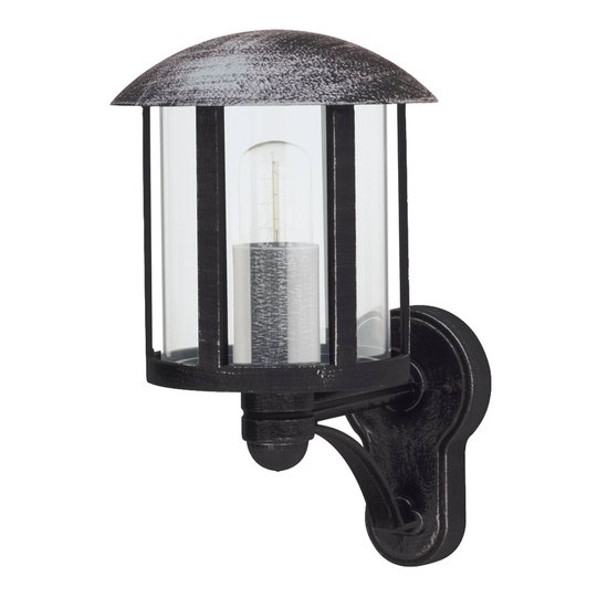 Utomhusvägglampa Genefe, utan sensor, svart