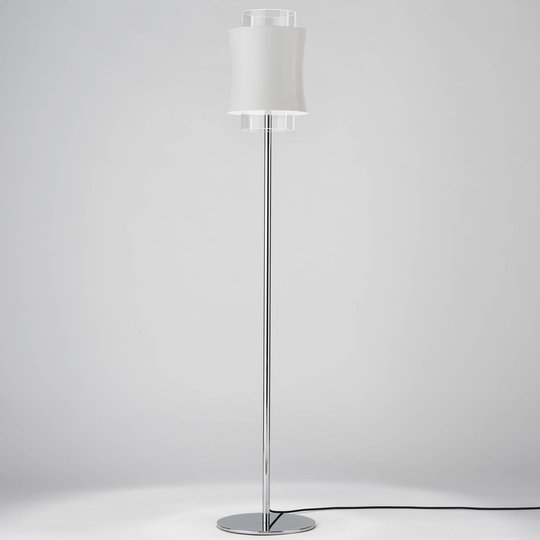 Prandina Fez F1 golvlampa matt vit