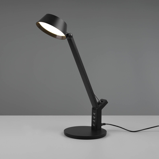 LED-bordslampa Ava med dimfunktion, svart