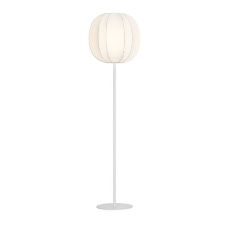 Neo Golvlampa Mattvit/Vit lycra skärm 170 cm