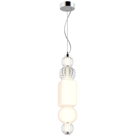 Collar pendel 5 LED (Vit)