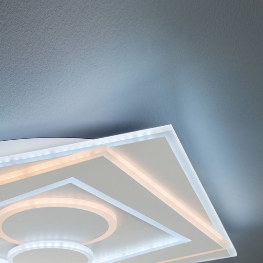 LED-taklampa Ratio, dimbar, två cirklar