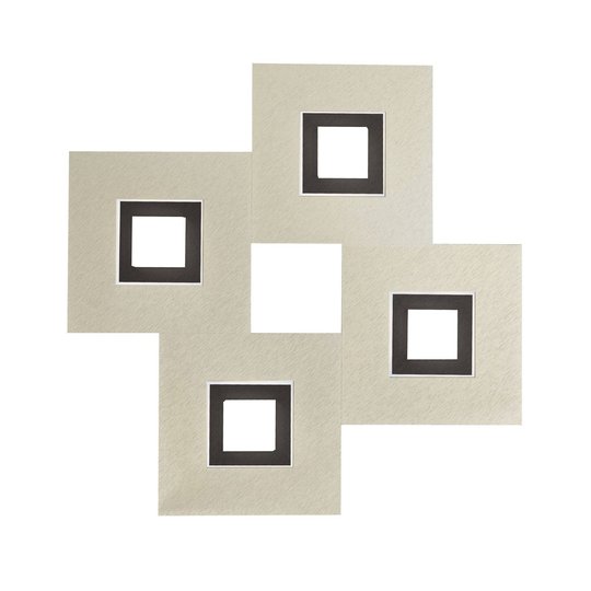 GROSSMANN Karree 4 lampor 50x50 pärlglans svart