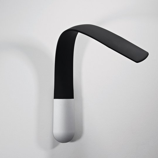 Flexibel LED-vägglampa Hatha Wall, svart