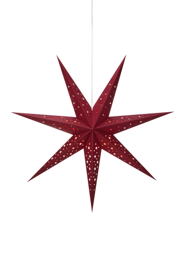 SOLVALLA - Dark red 75CM