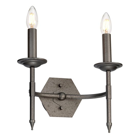Vägglampa Crown 2 lampor