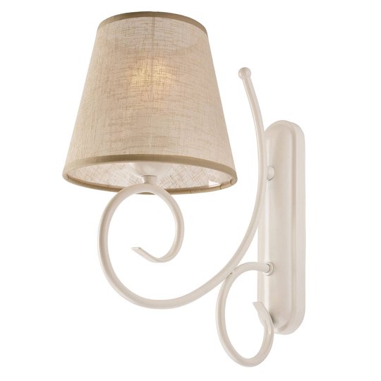 Textilägglampa Midgrad, vit