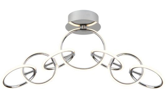Solexa 7 plafond (Förkromad/blank)
