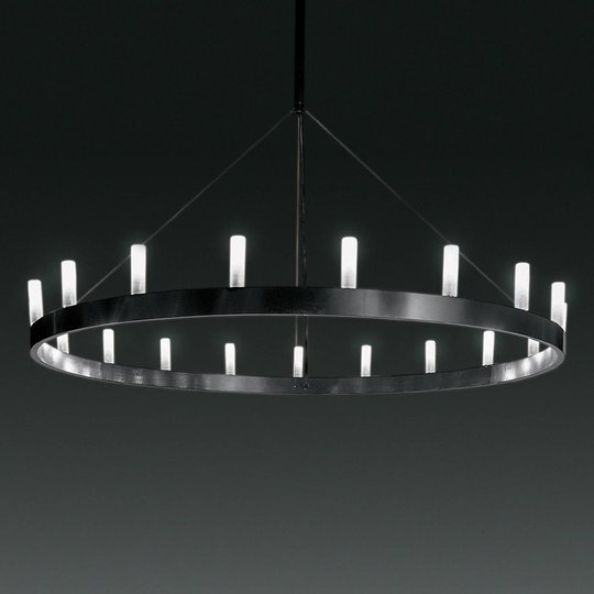 Imponerande ljuskrona Chandelier, svart