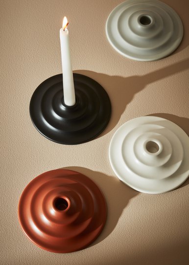 LAVA - Candle holder red matt