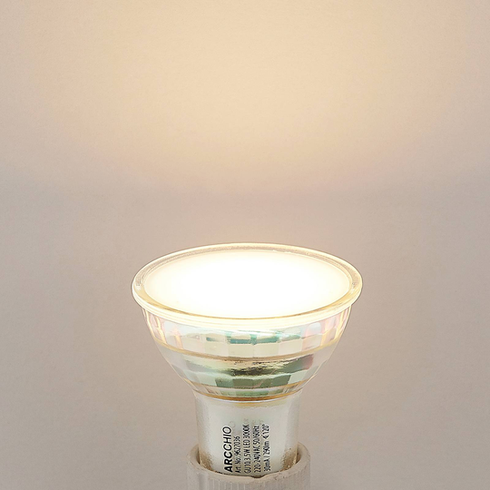 LED-reflektor GU10 3,5 W 3 000 K 120° glas