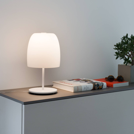 Prandina Notte T1 bordslampa, vit