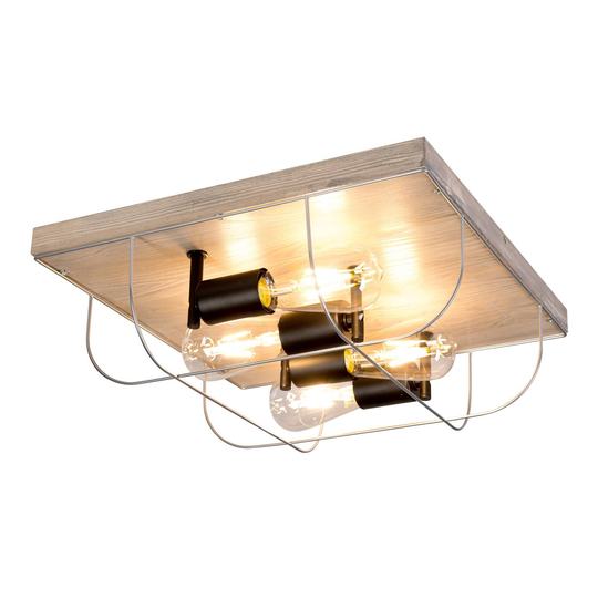 Envolight Neptuna taklampa, kvadrat, 4 lampor