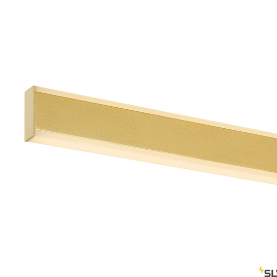 SLV One Linear LED-hänglampa, 140 cm, mässing