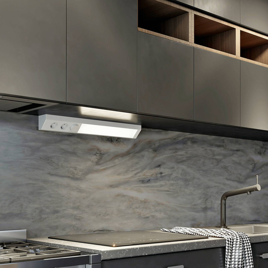 Arcchio Asira LED-bänklampa, CCT, vit