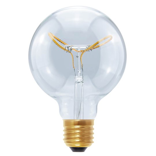 E14 8W 922 LED-Globe Curved Butterfly klar G95