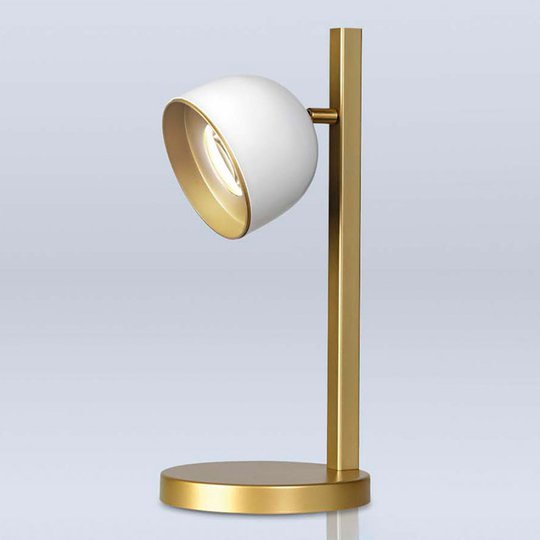 LED-bordslampa Dome vit