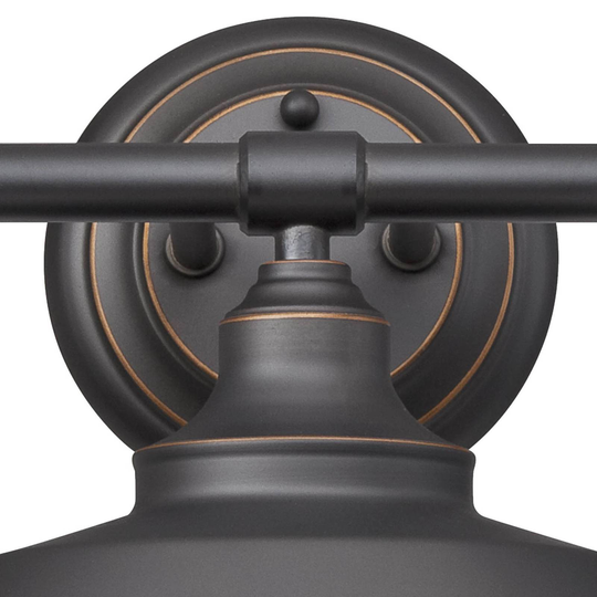 Westinghouse Iron Hill vägglampa, svart, 3 lampor