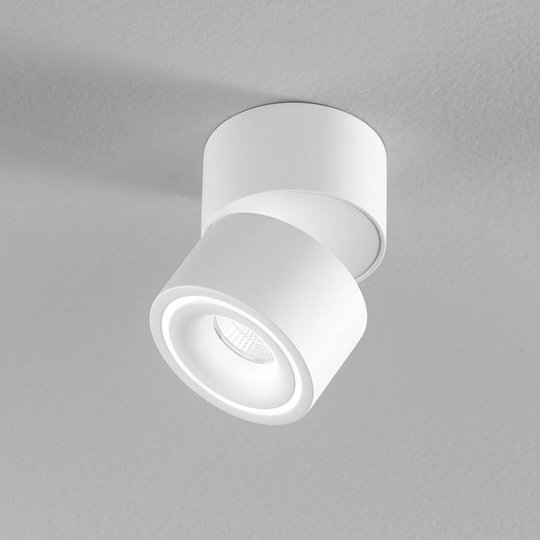 Egger Clippo S LED-takspotlight, vit
