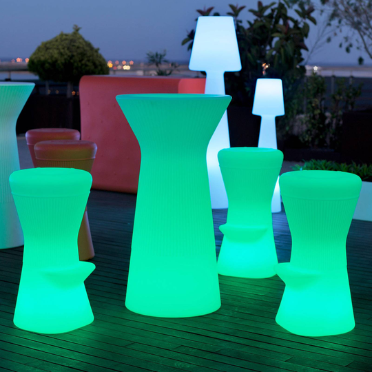 Newgarden Capri LED-golvlampa 110 cm hög+batteri