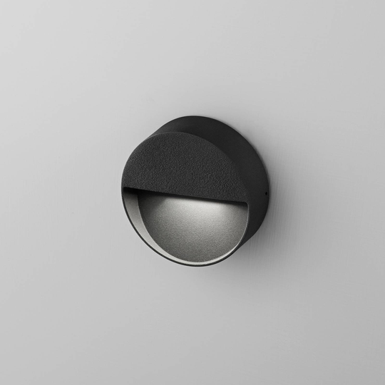 Egger Vigo LED-vägglampa med IP54, svart