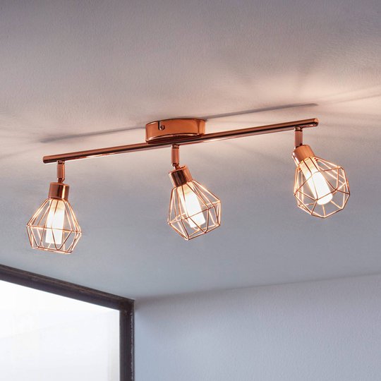 LED-taklampa Zapata, 3 lampor