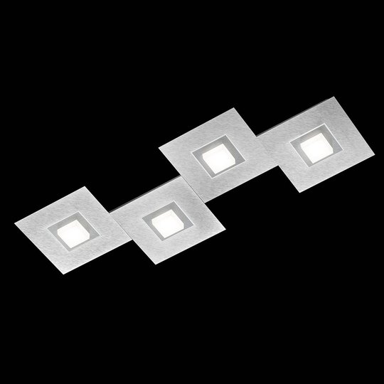GROSSMANN Karree taklampa 4 lampor 80x30cm titan