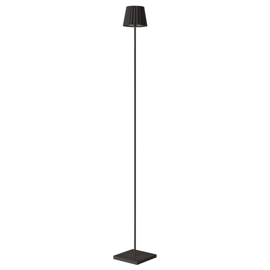 LED-golvlampa Troll för utomhusbruk, svart