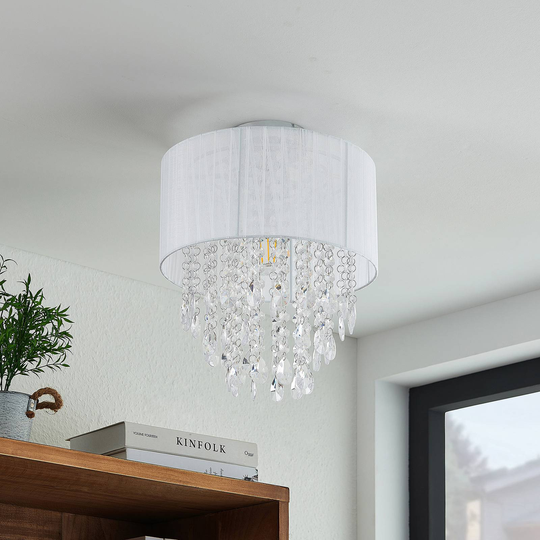 Lindby Ewelina taklampa med glashänge
