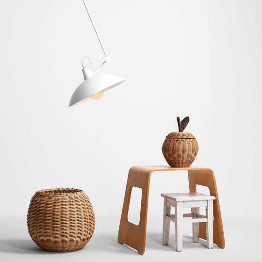 Taklampa 808 justerbar 1 lampa vit