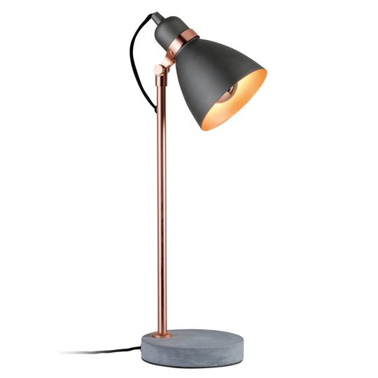 Modern bordslampa Orm med betongfot