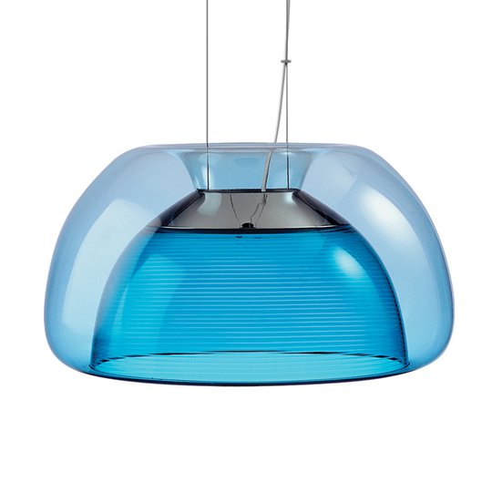 Färgstark LED-hänglampa Aurelia, blå