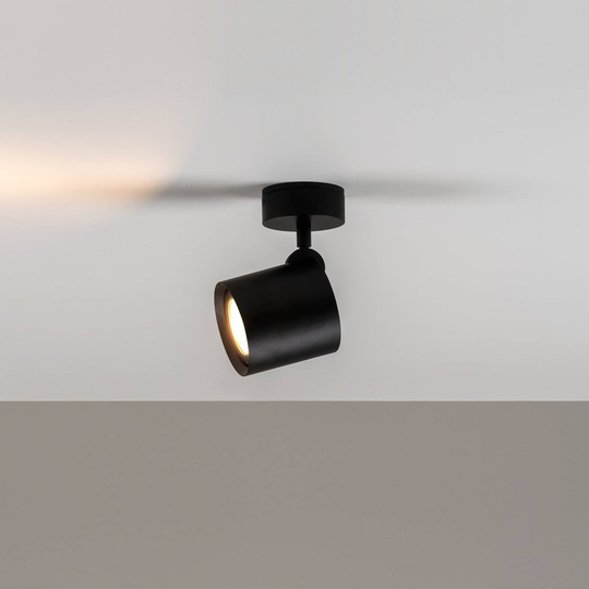 Milan Kronn taklampa 1 lampa höjd 16,6 cm svart