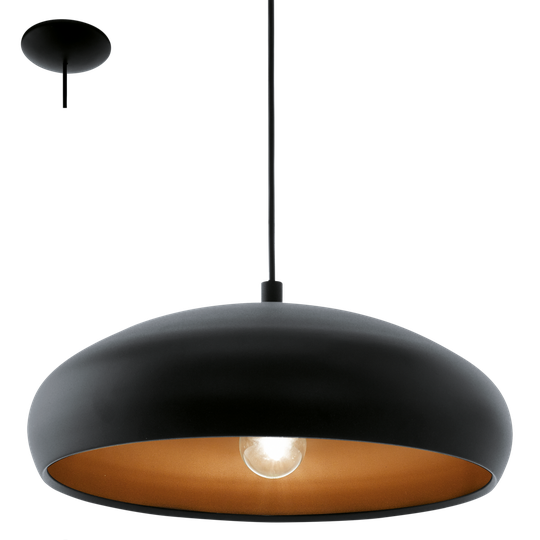 Mogano 1 pendel (Svart)