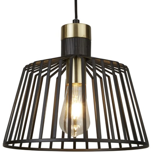 Cage pendel 30cm (Svart)