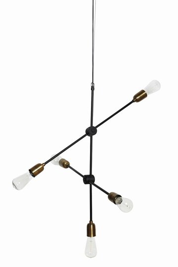 Molecular taklampa 78cm (Svart)