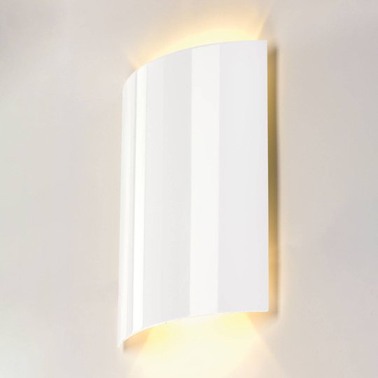 SLV Sail LED-vägglampa 2 lampor 30 cm vit