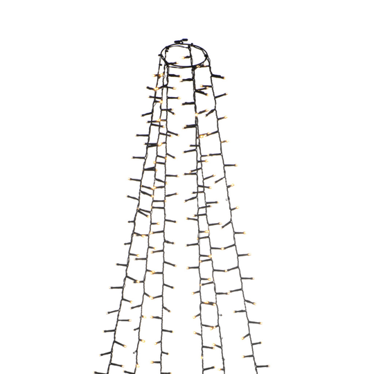 Julgransslinga 660 LED H240 (Svart)