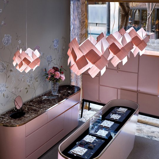 LZF Escape hänglampa, Ø 56 cm, grå