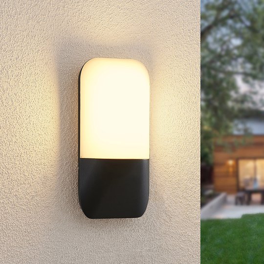 Lucande Bazilea LED-utomhusvägglampa