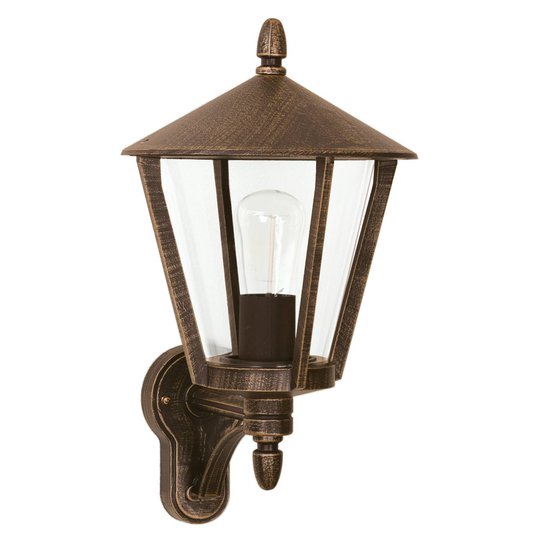 Utomhusvägglampa 668 i brun