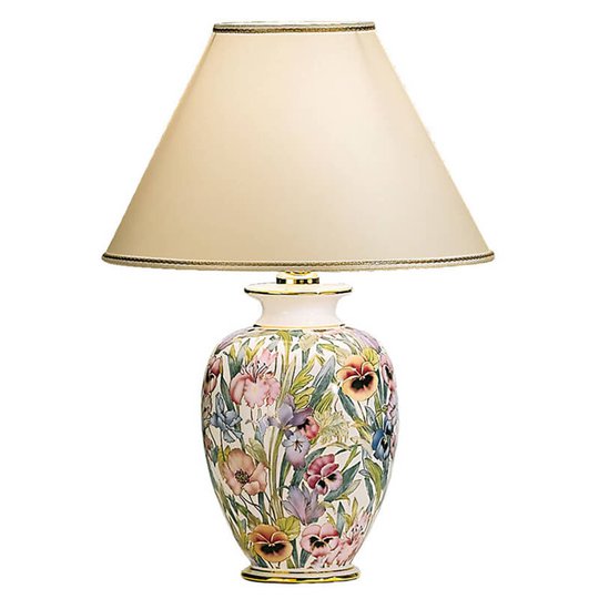 KOLARZ Giardino Panse - blommig bordslampa 30 cm