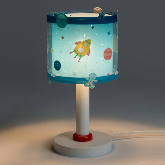 Dalber Planets bordslampa i färger