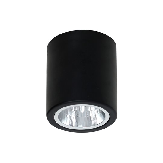 Takspotlight Downlight round i svart, Ø 11 cm