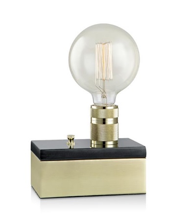 Etui bordlampa (Mässing/guld)