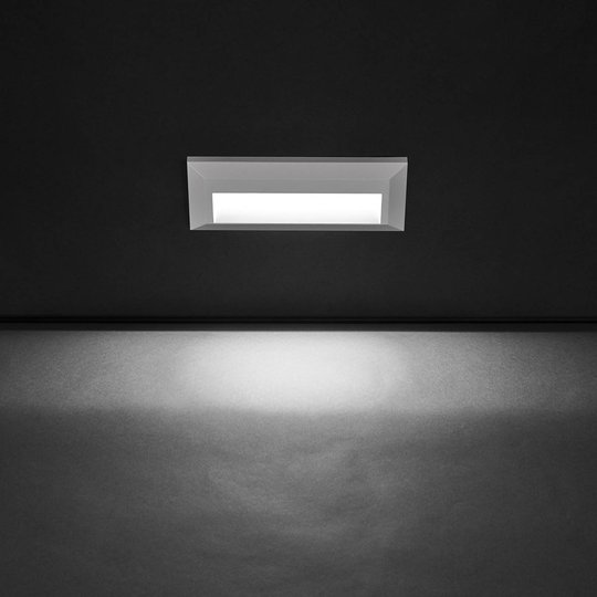 Bredstrålande LED-utomhusvägglampa Kössel