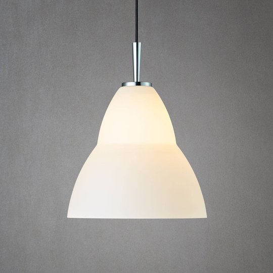 Glas-pendellampa Fico M, Ø 27 cm