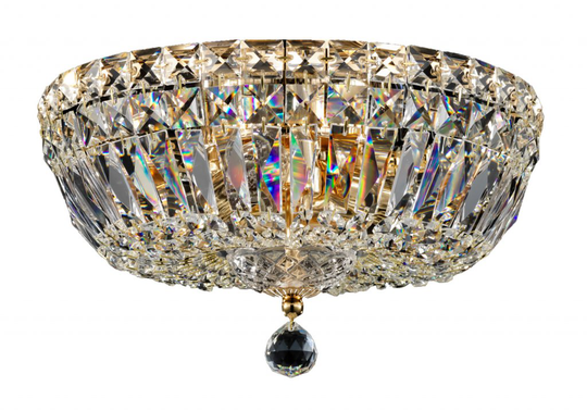 Basfor kristall 30cm (Mässing/guld)