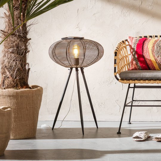 KARE Lampion golvlampa trebent